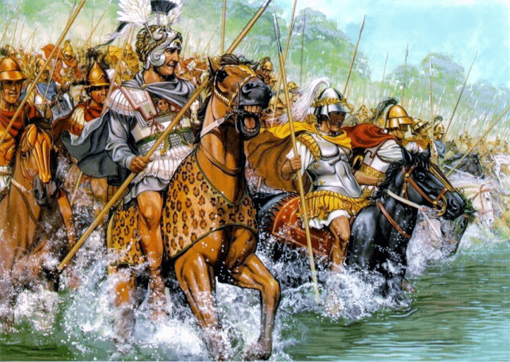 batalla-de-granico-alejandro-cruzando-el-rio