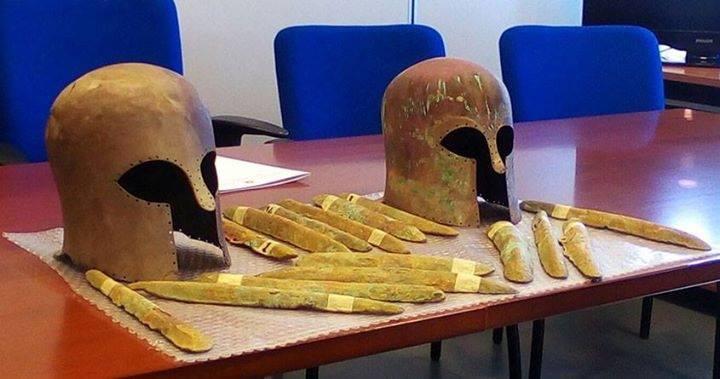 Oricalco metal atlante hallado en el Mar de Gela, Sicilia 2017