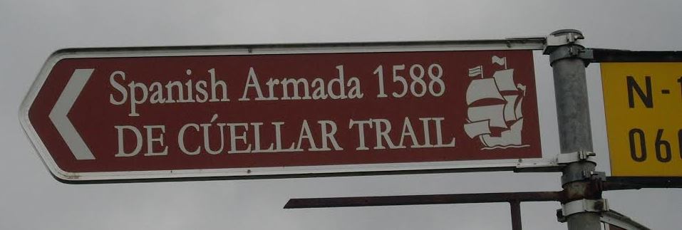 Señal-de-la-ruta-de-Cuéllar